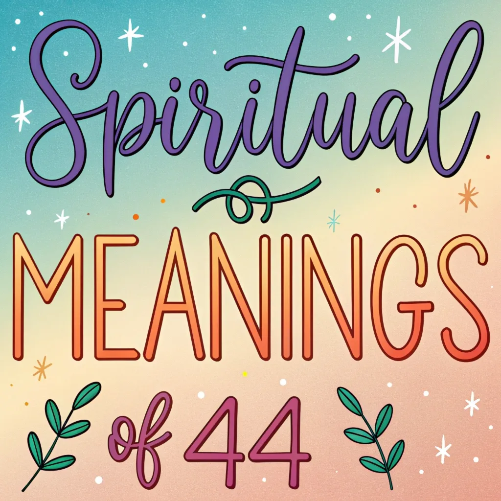 13 Spiritual Meanings of 44: Interpretations & Insights