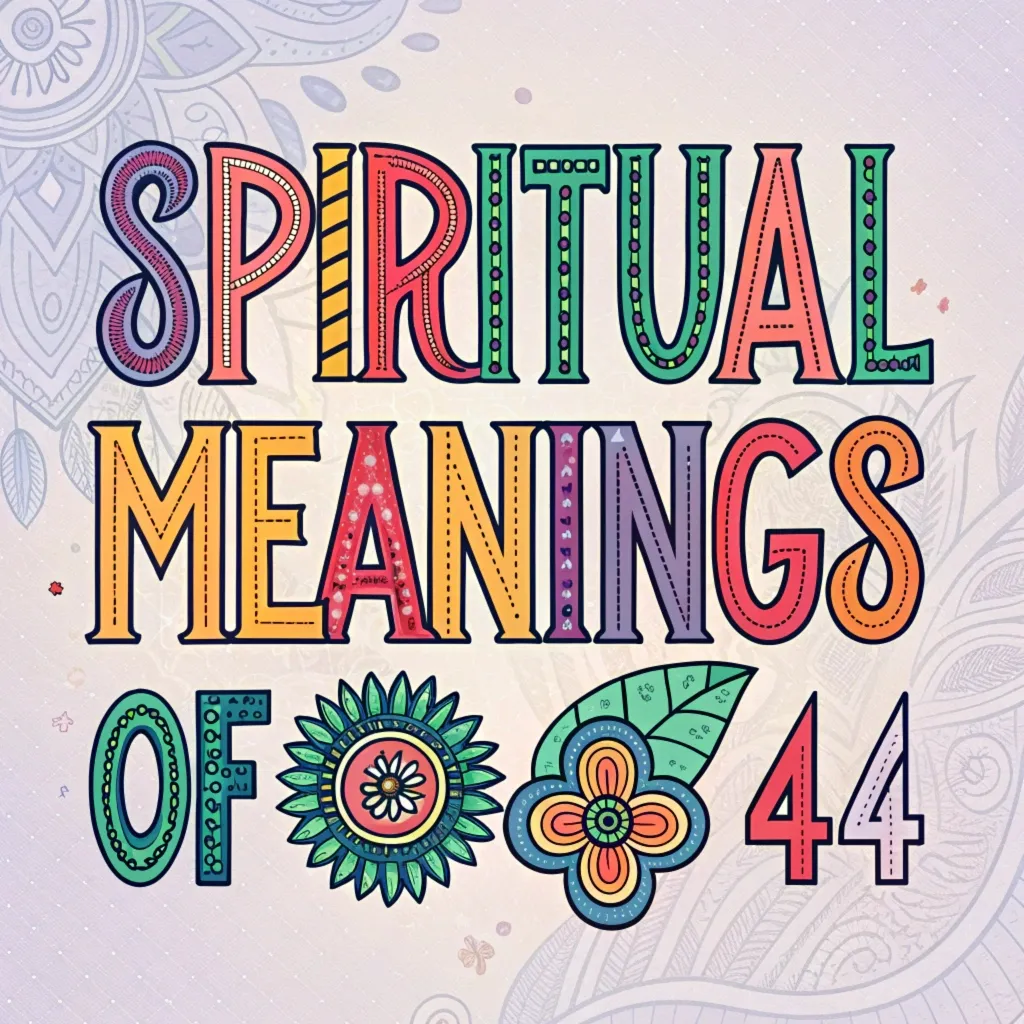 13 Spiritual Meanings Of 44 Interpretations & Insights