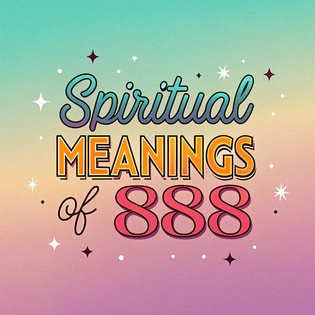 13 Spiritual Meanings of 888: A Guide to Inner Wisdom