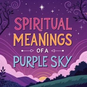 Read more about the article 14 Spiritual Meanings of a Purple Sky: A Divine Connection