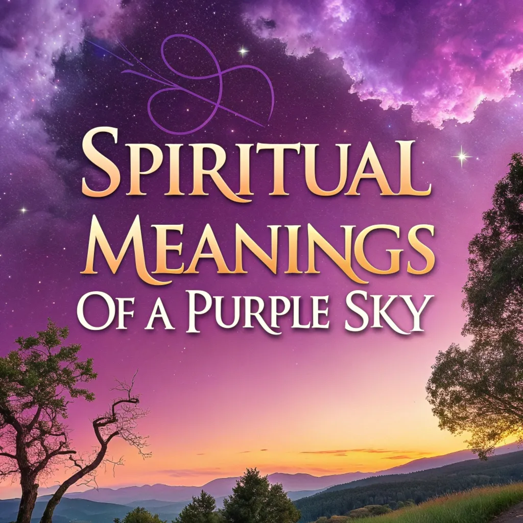 14 Spiritual Meanings of a Purple Sky: A Divine Connection