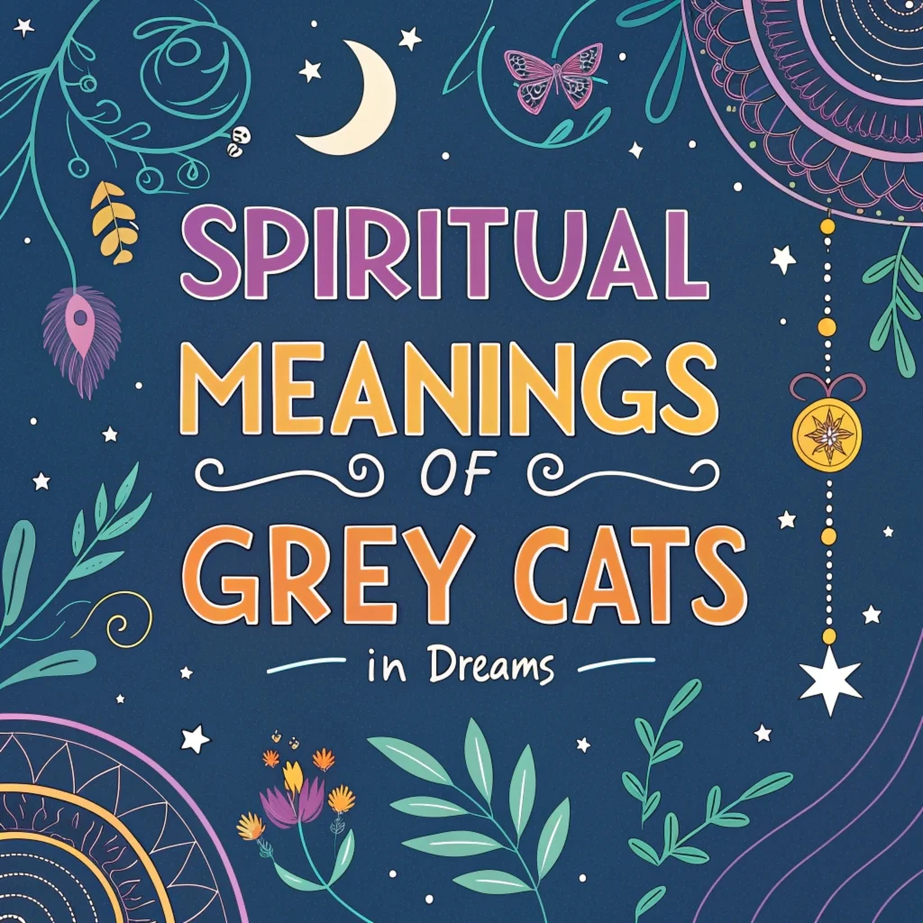 Spiritual Meanings & Interpretations of Grey Cats in Dreams