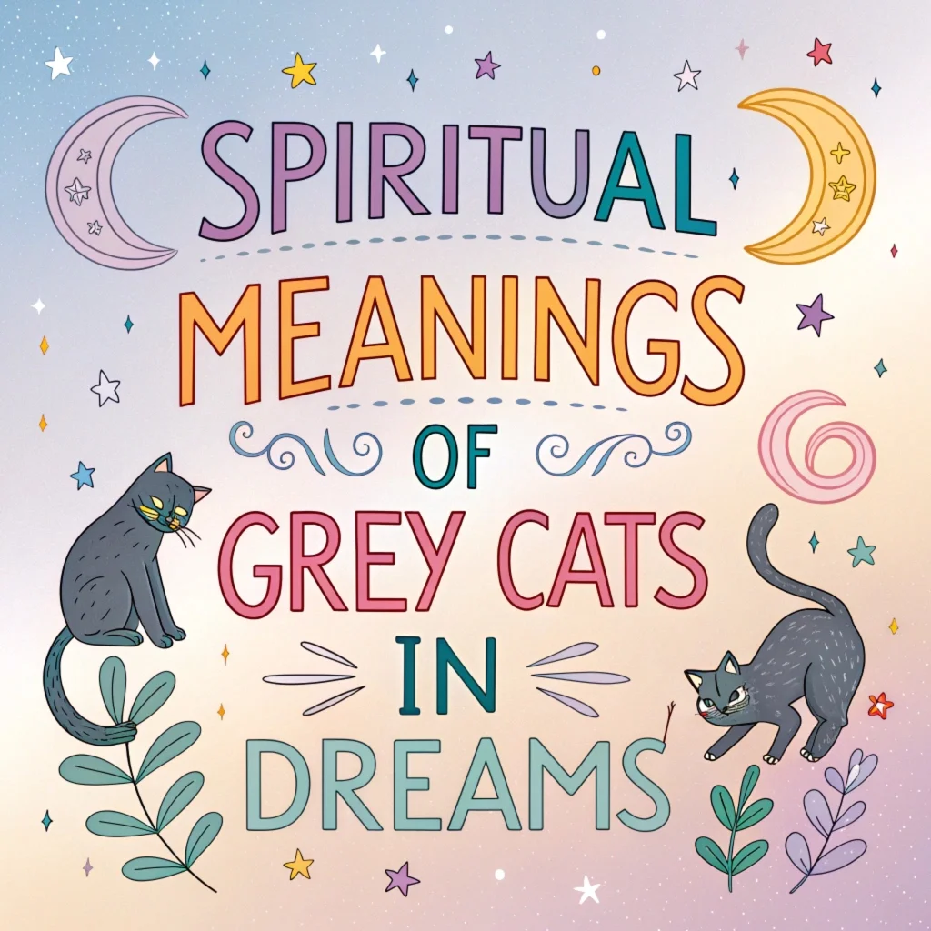 Spiritual Meanings & Interpretations of Grey Cats in Dreams