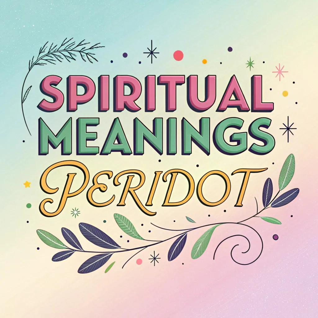 13 Spiritual Meanings of Peridot: A Comprehensive Guide