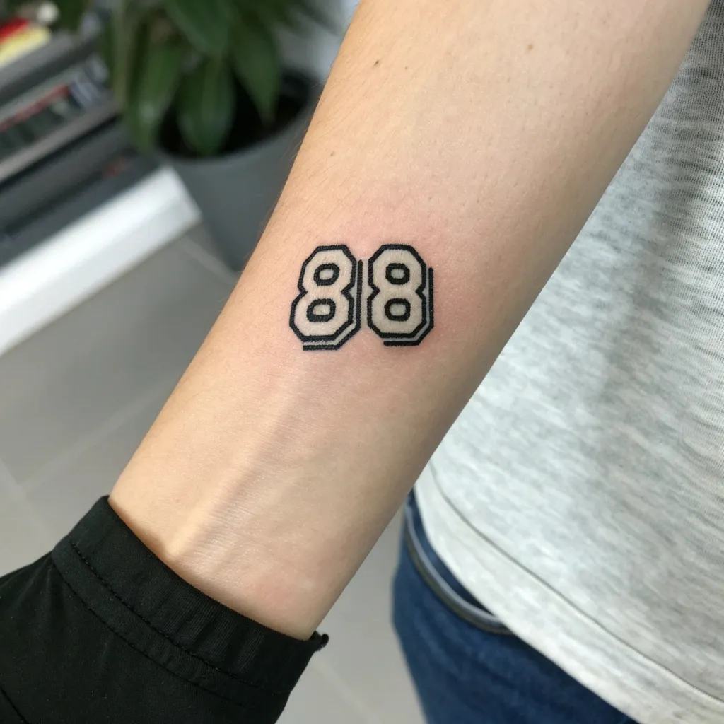 88 Tattoo Meaning & Symbolism: The Controversial Number