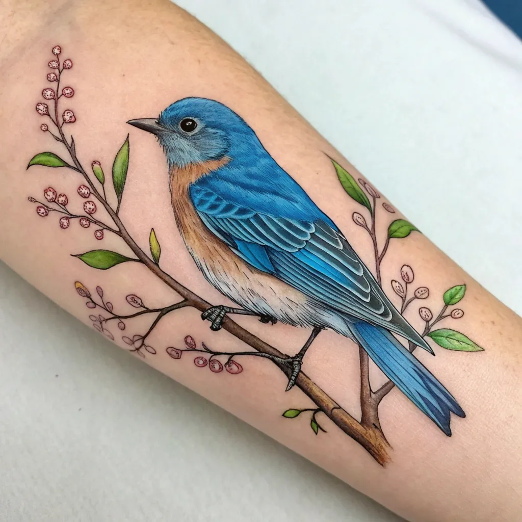 Bluebird Tattoo Meanings: Symbolism of Bluebird Tattoos