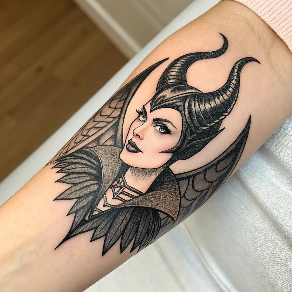 Maleficent Tattoo Meaning & Symbolism: Wings of Change