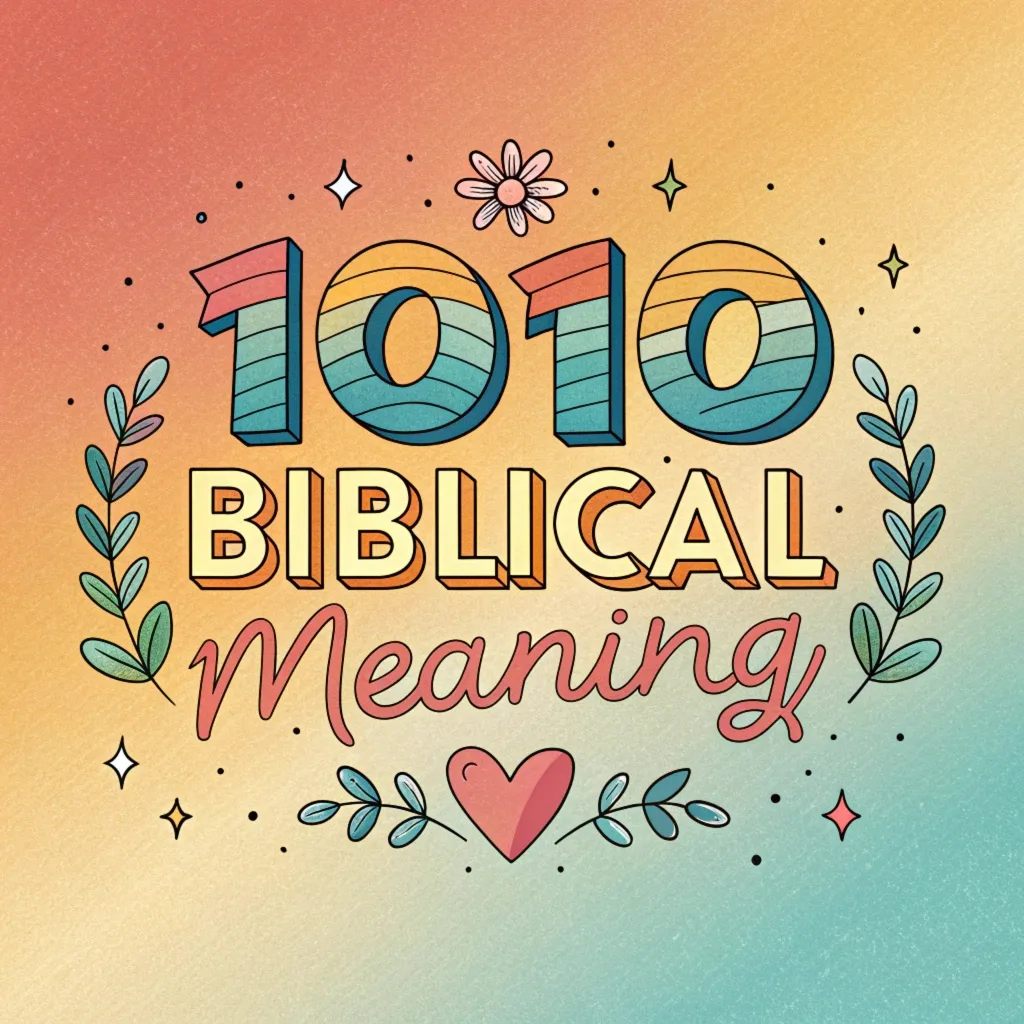 Biblical Meaning of 1010: God's Love and New Beginnings