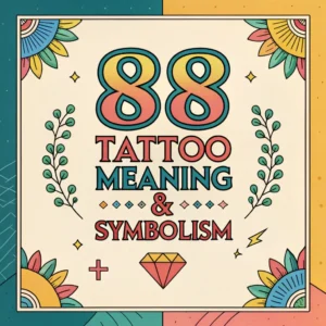 Read more about the article 88 Tattoo Meaning & Symbolism: The Controversial Number