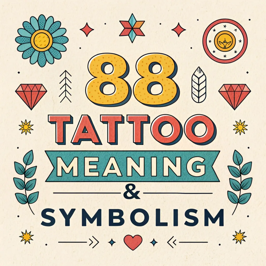 88 Tattoo Meaning & Symbolism: The Controversial Number