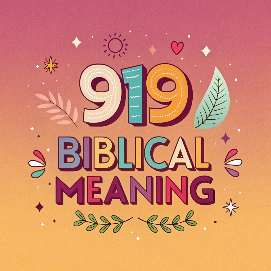 Biblical Significance of 919: Symbolism & Divine Message