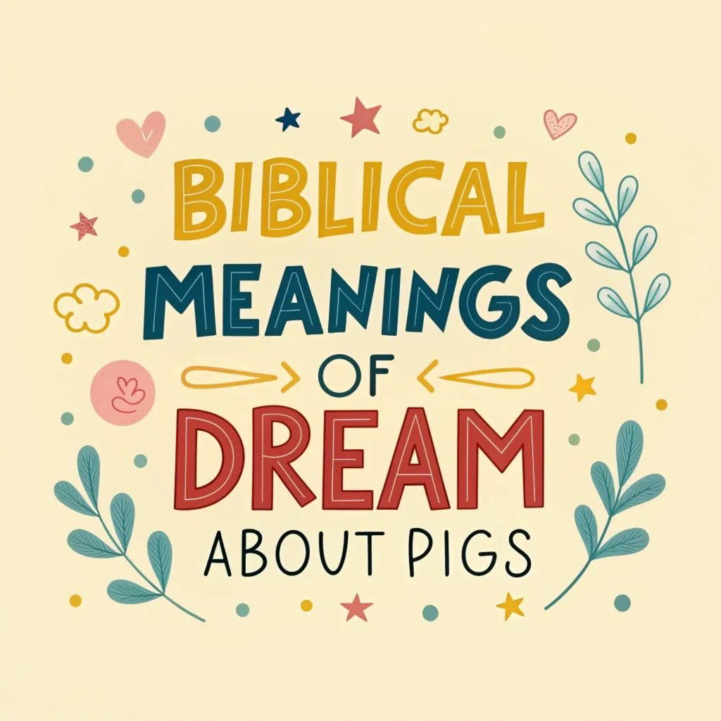 11 Biblical Meanings of Dreaming About Pigs: Spiritual Insights