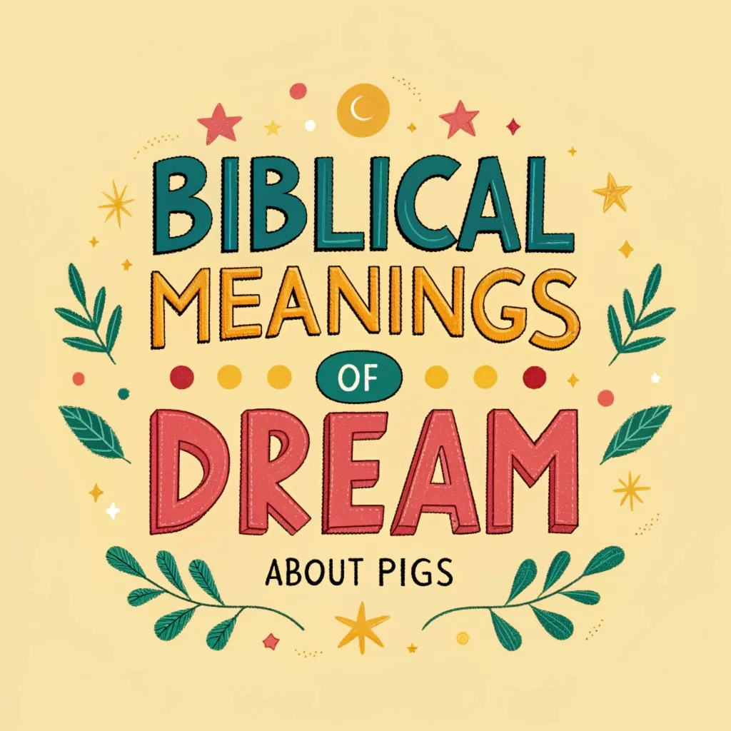 11 Biblical Meanings of Dreaming About Pigs: Spiritual Insights