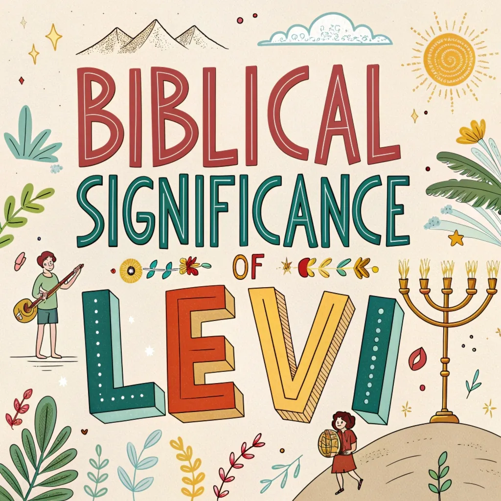 Biblical Significance of Levi: Redemption & Divine Purpose