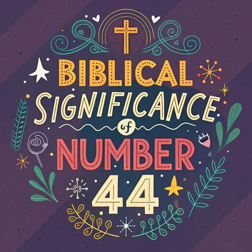 The Biblical Significance of Number 44: Divine Symbolism