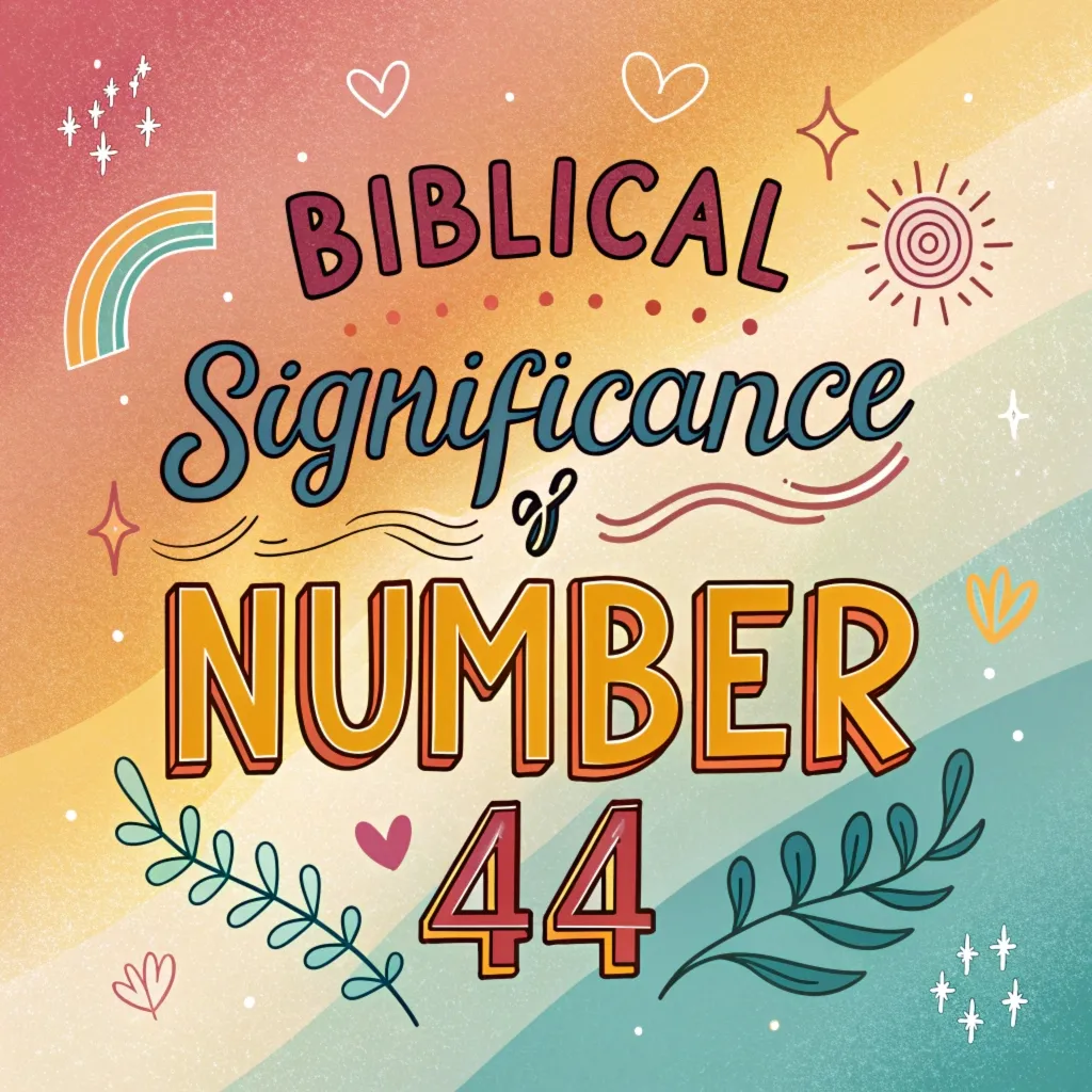 The Biblical Significance of Number 44: Divine Symbolism