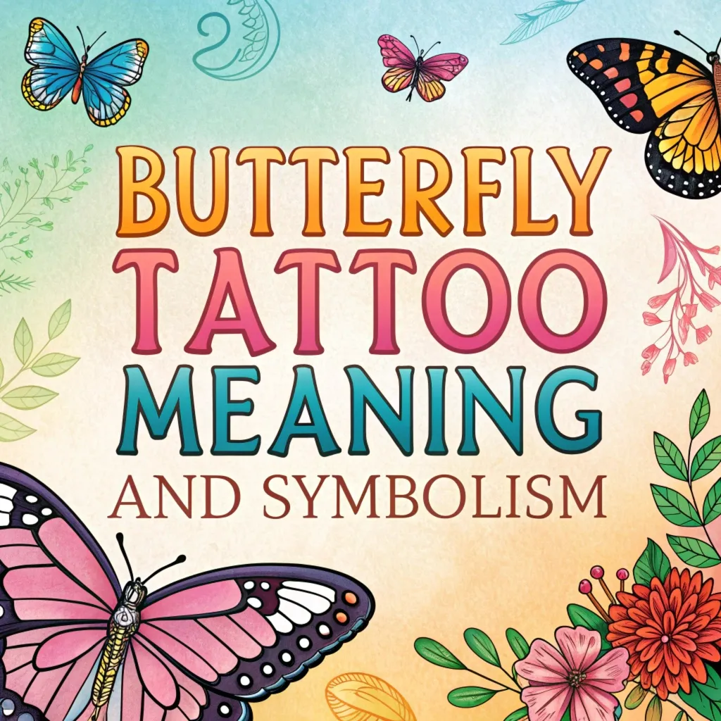 Butterfly Tattoo Meanings & Symbolism: Nature's Beauty