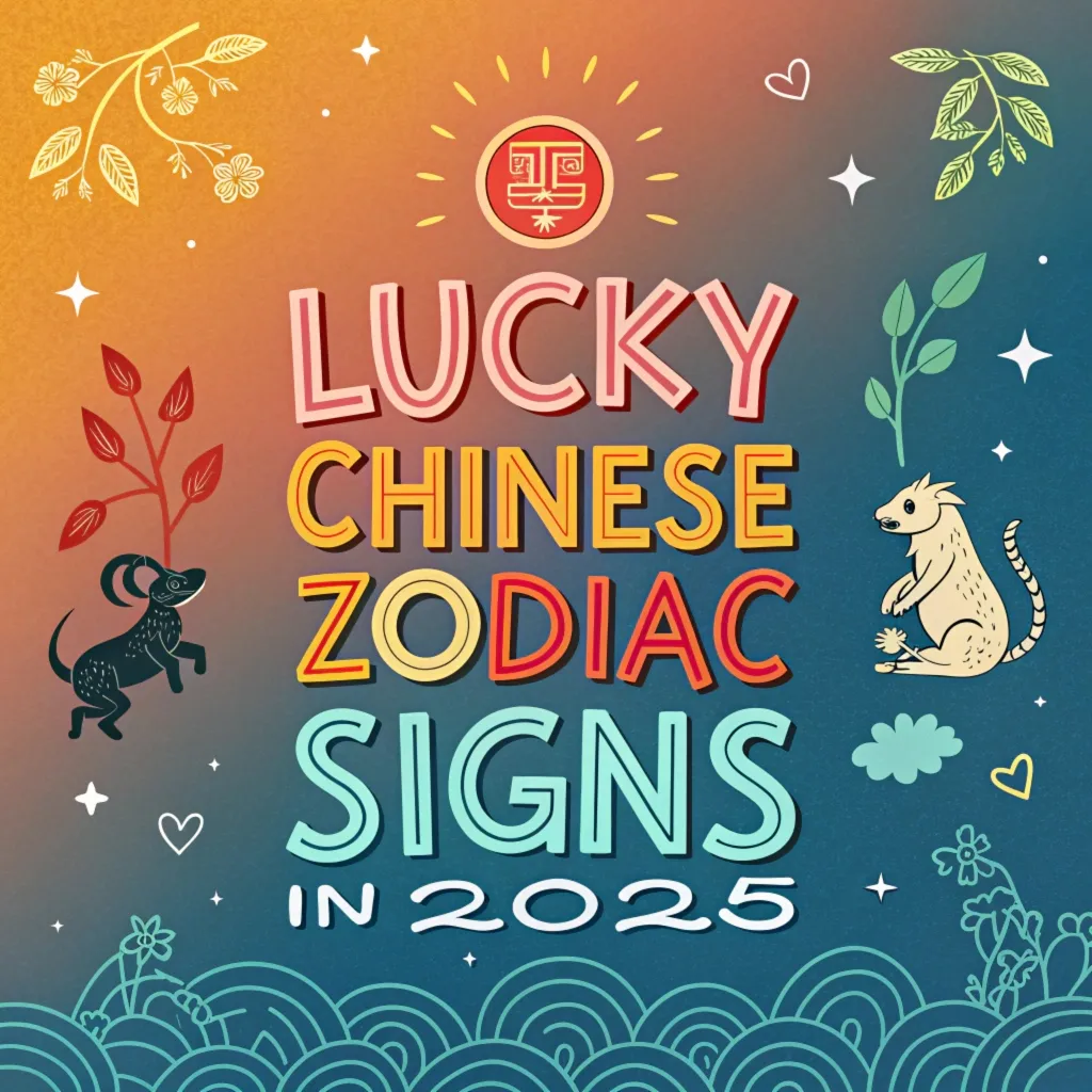 Top 4 Lucky Chinese Zodiac Signs In 2025 Prosperity Awaits