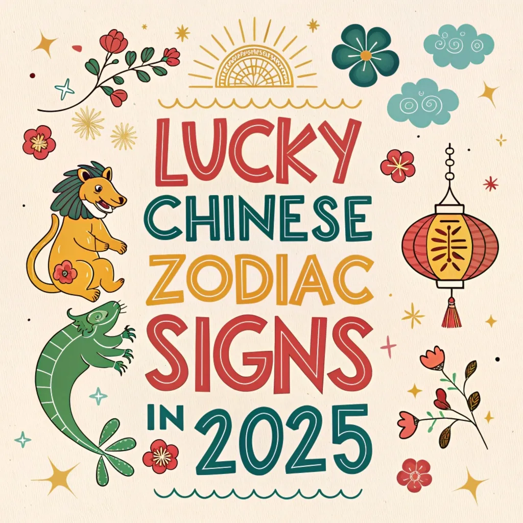 Top 4 Lucky Chinese Zodiac Signs In 2025 Prosperity Awaits