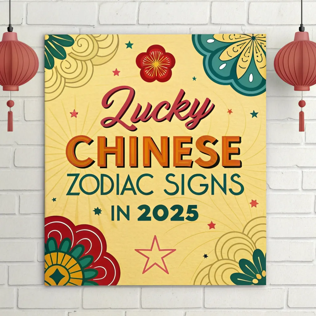 Top 4 Lucky Chinese Zodiac Signs in 2025: Prosperity Awaits