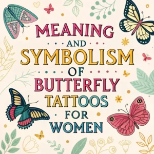 Read more about the article The Meaning and Symbolism of Butterfly Tattoos for Women