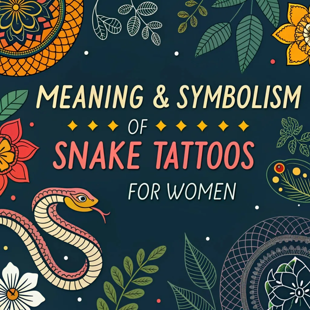 The Meaning & Symbolism of Snake Tattoos for Women