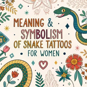 Read more about the article The Meaning & Symbolism of Snake Tattoos for Women