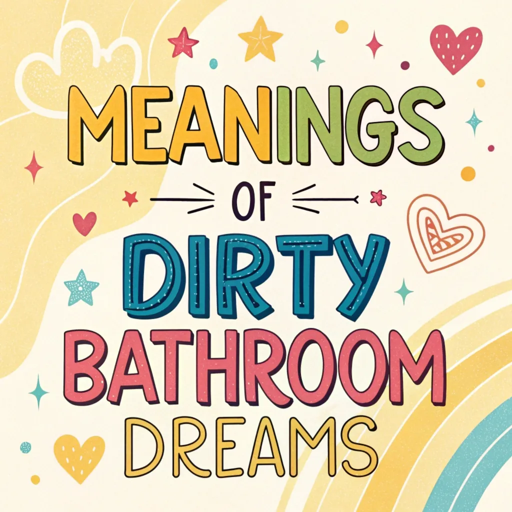 11 Surprising Meanings of Dirty Bathroom Dreams: Hidden Messages