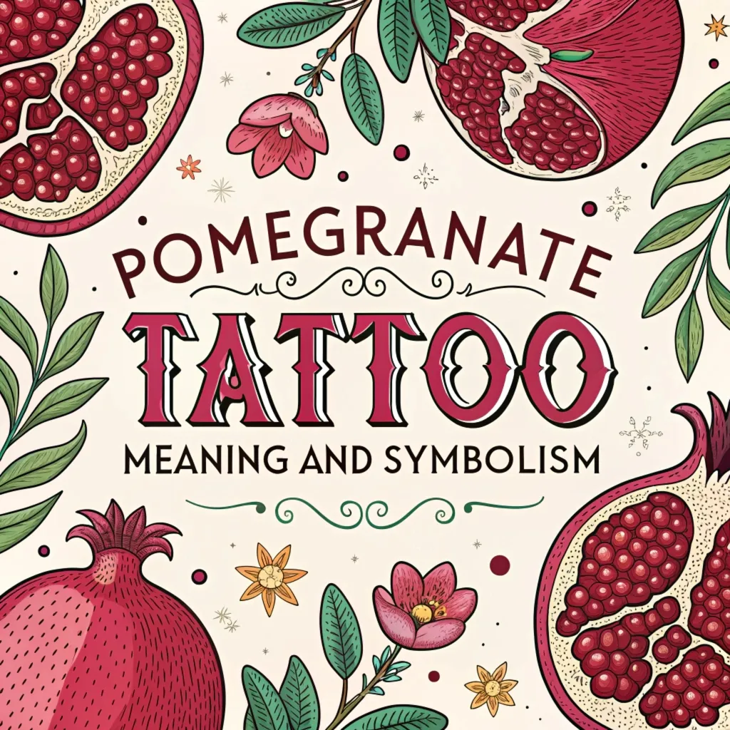 Read more about the article Deep Symbolism & Meaning Behind Pomegranate Tattoos