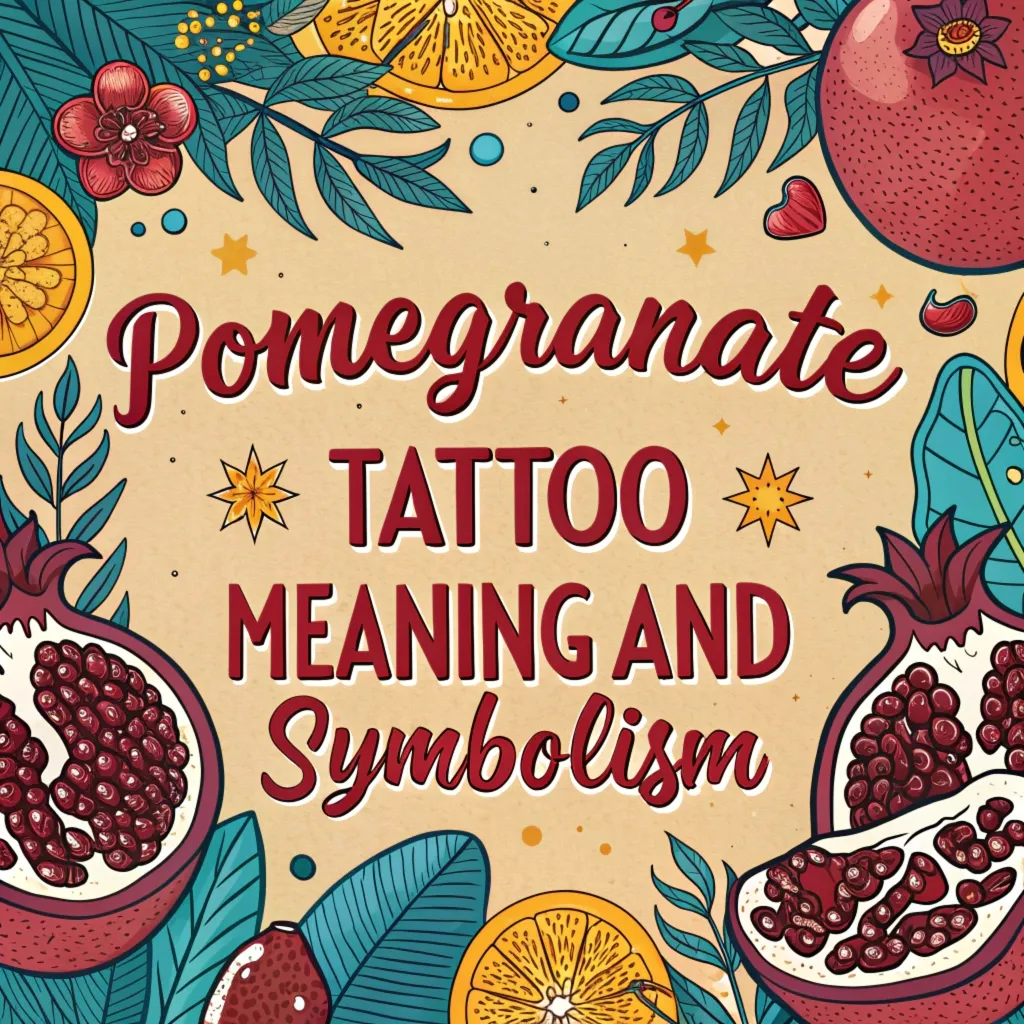 Deep Symbolism & Meaning Behind Pomegranate Tattoos