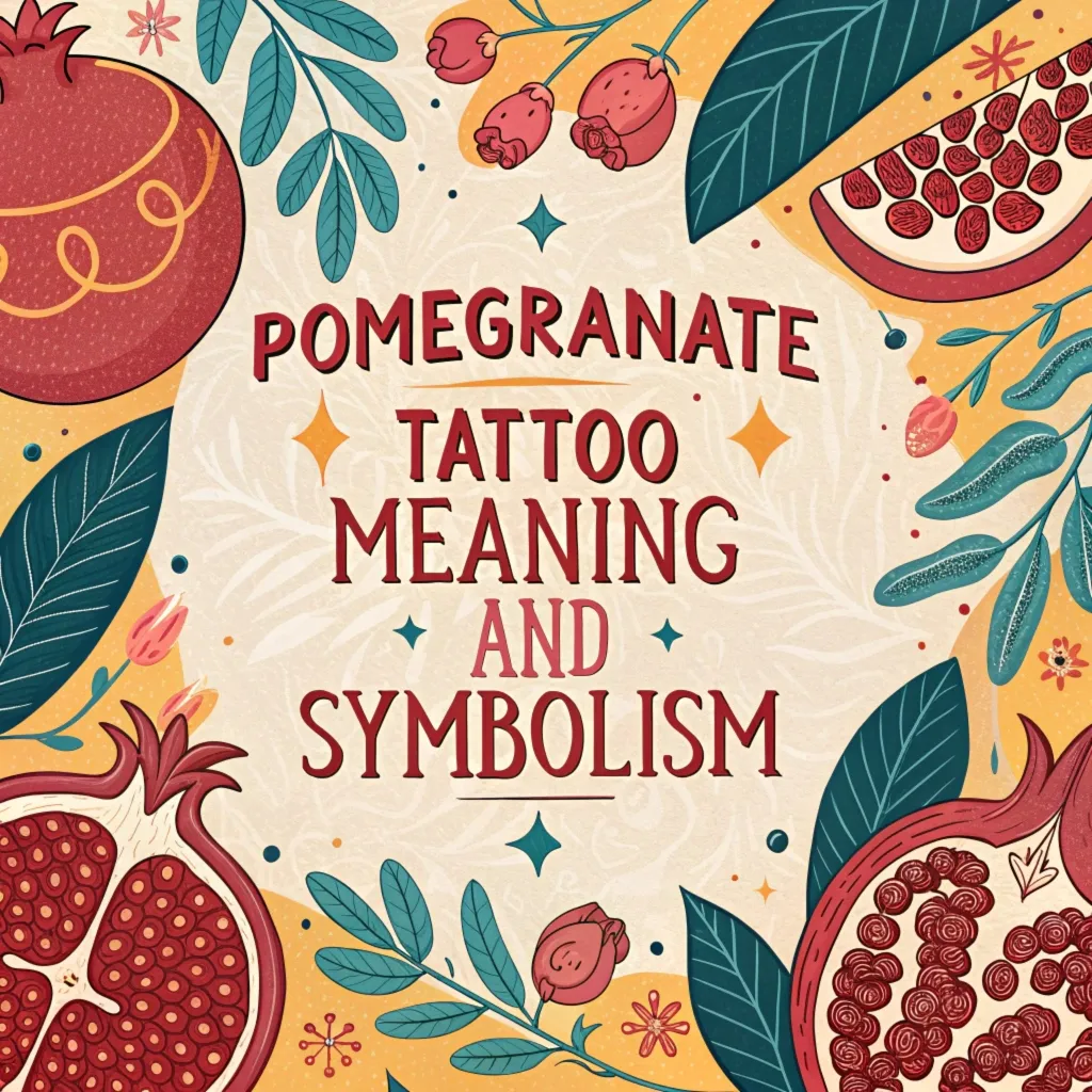 Deep Symbolism & Meaning Behind Pomegranate Tattoos