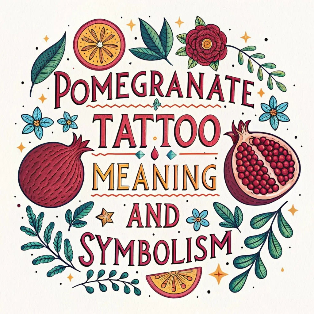 Deep Symbolism & Meaning Behind Pomegranate Tattoos