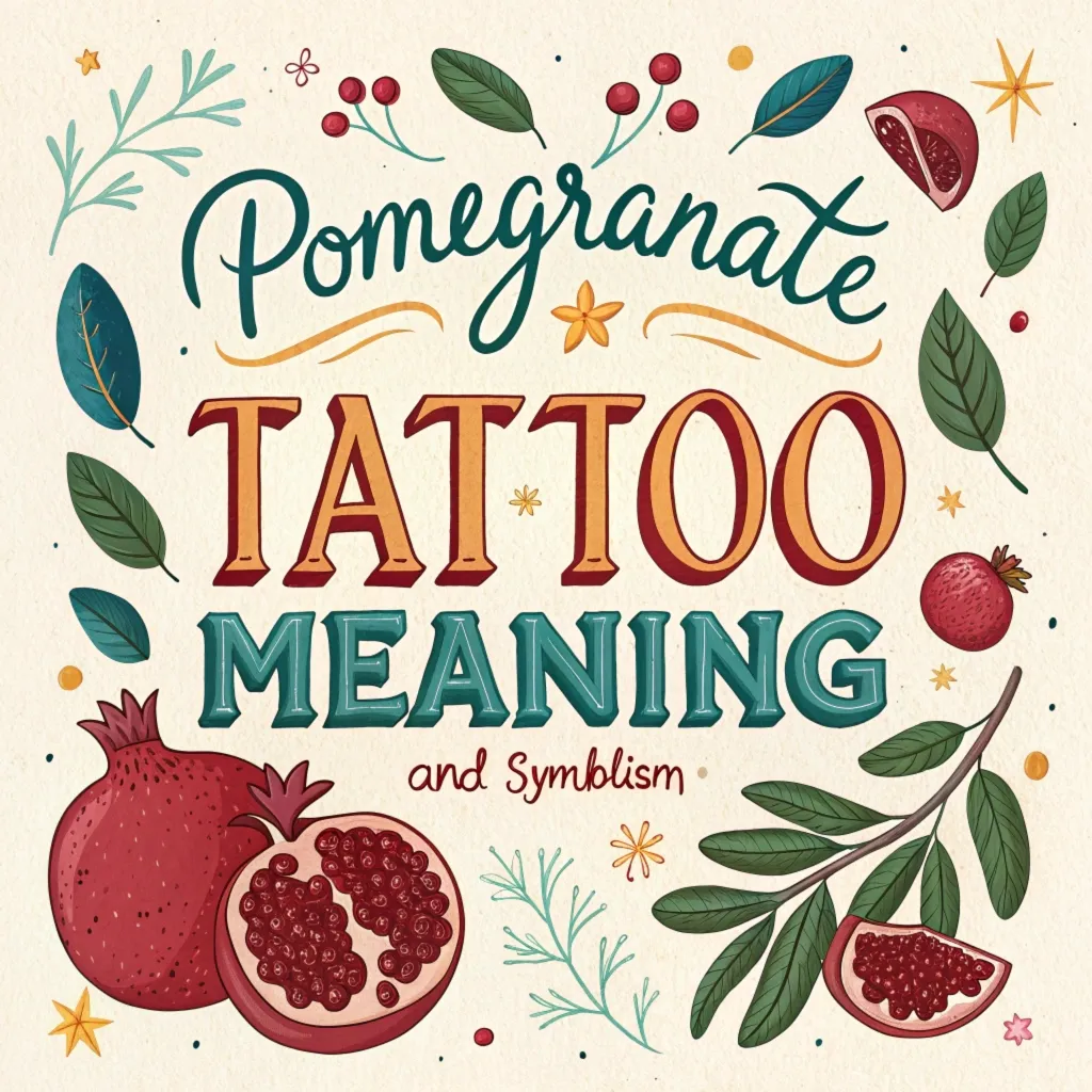 Deep Symbolism & Meaning Behind Pomegranate Tattoos