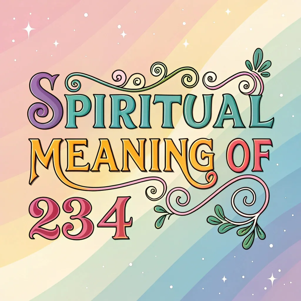 Spiritual Significance of 234: A Guide to Divine Messages