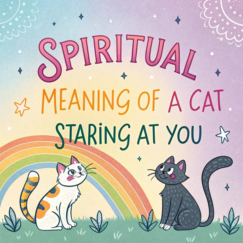 Spiritual Meaning of a Cat Staring at You: Signs & Messages