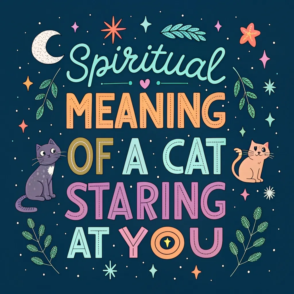 Spiritual Meaning of a Cat Staring at You: Signs & Messages