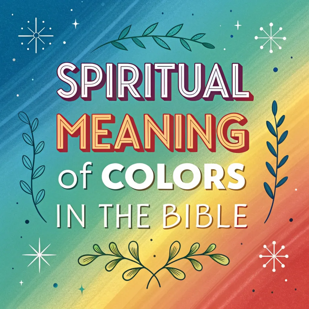 Spiritual Meaning of Colors in the Bible: Divine Symbolism