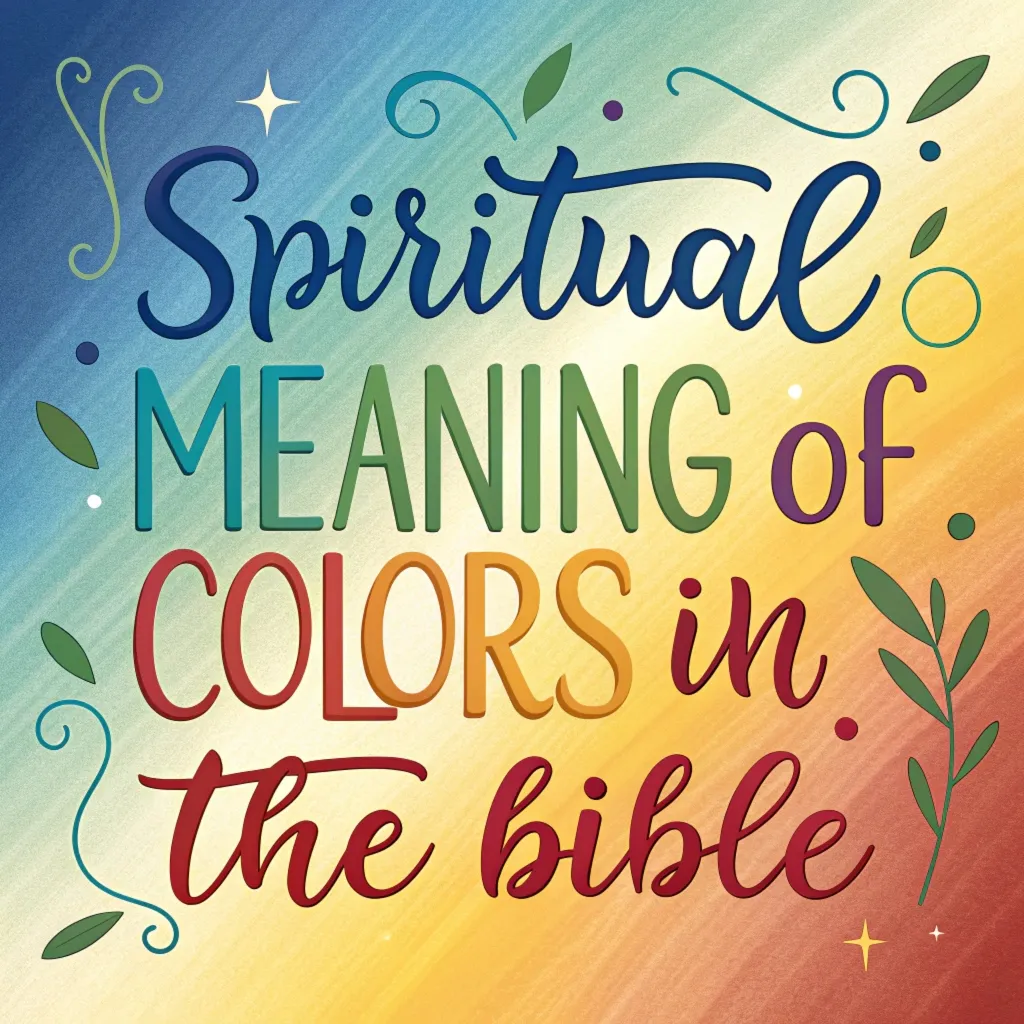 Spiritual Meaning of Colors in the Bible: Divine Symbolism