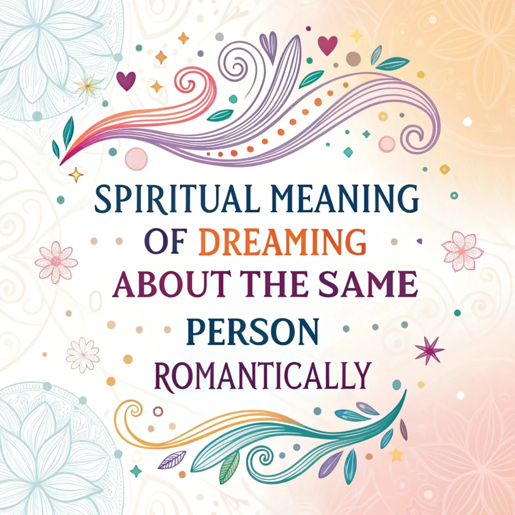 14 Spiritual Meaning of Dreaming About the Same Person Romantically