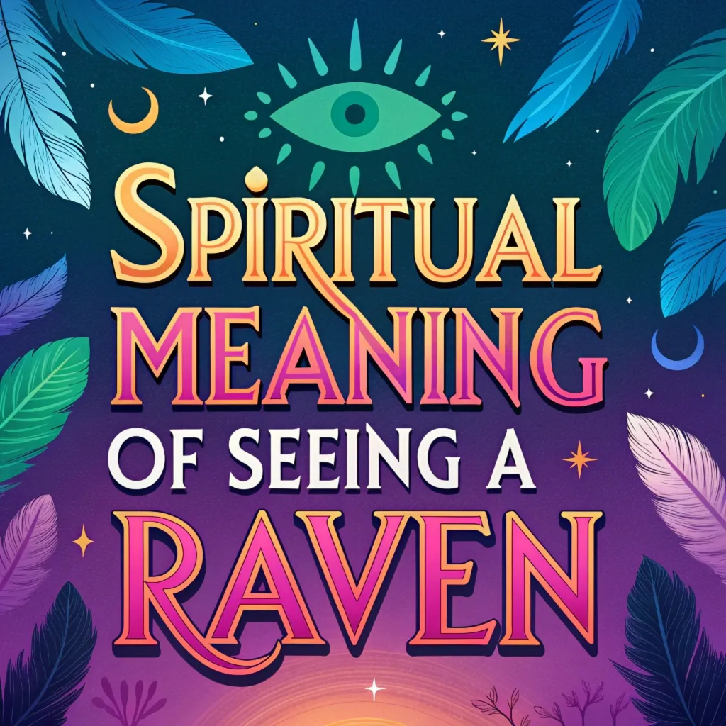 The Spiritual Meaning of Seeing a Raven: Deeper Symbolism