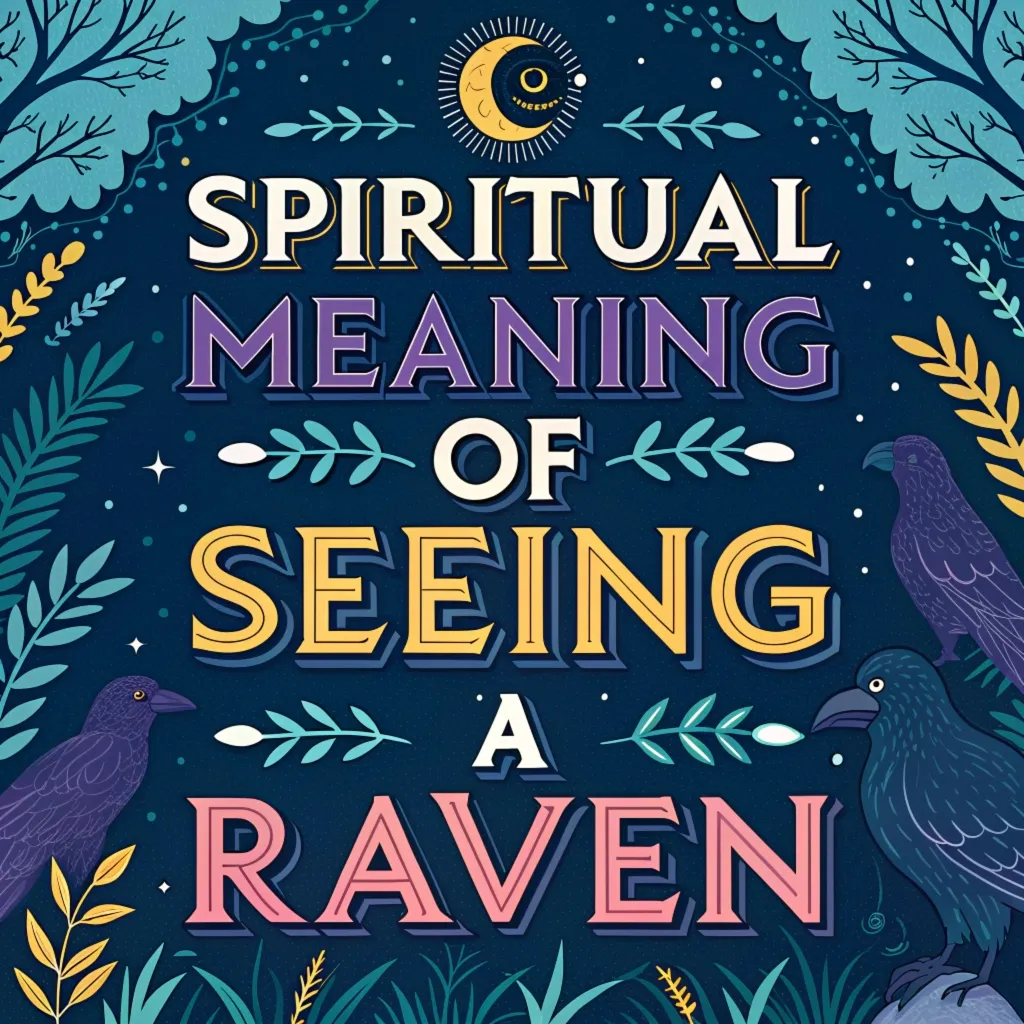 The Spiritual Meaning of Seeing a Raven: Deeper Symbolism