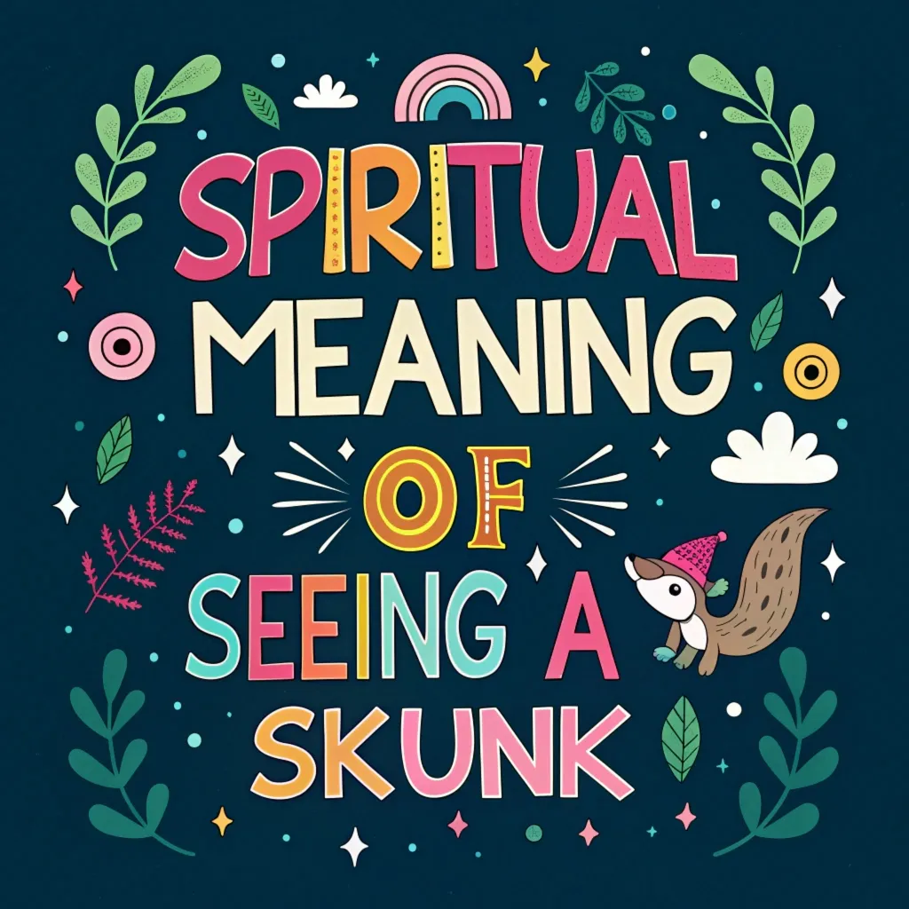 The Spiritual Meaning of Seeing a Skunk: Messages & Signs