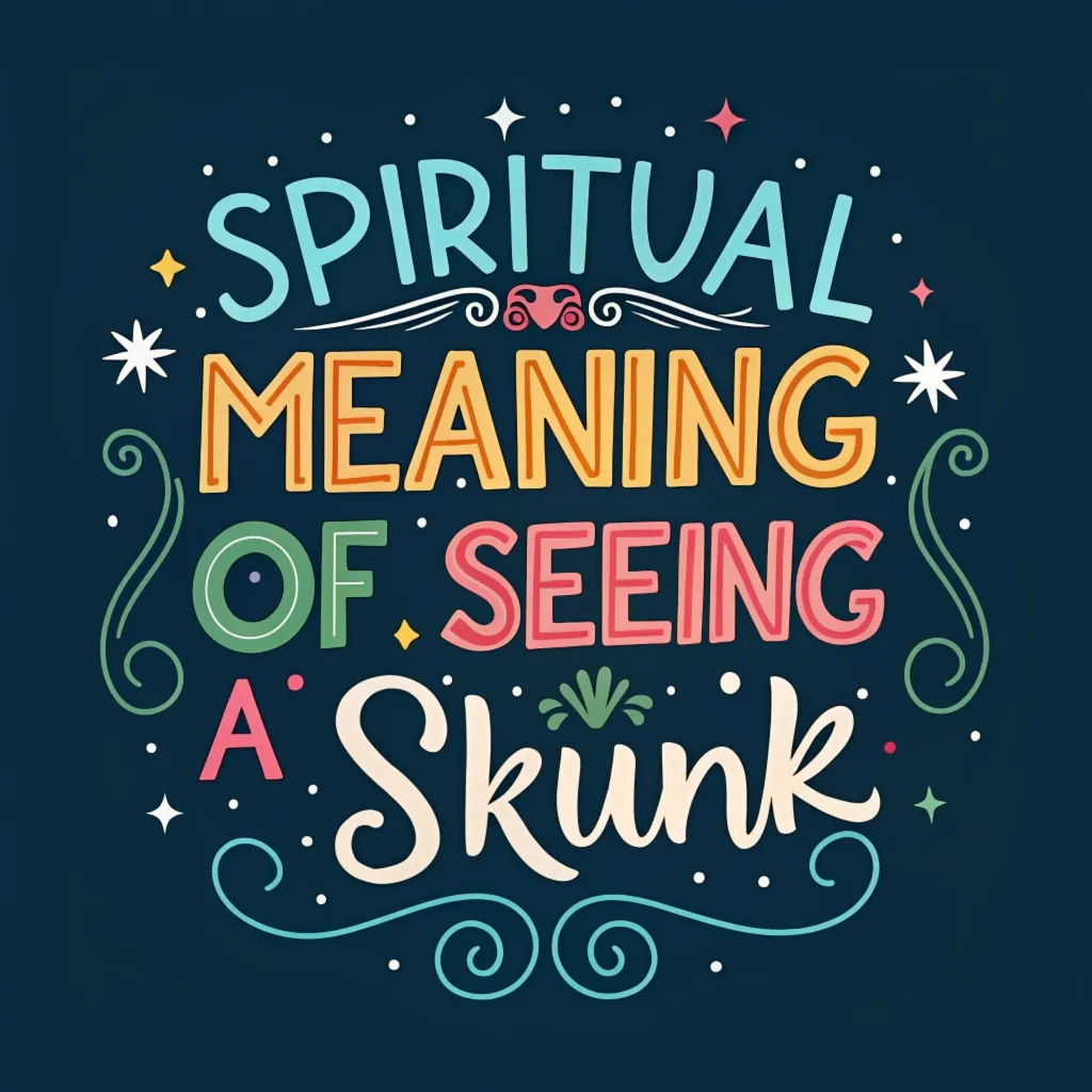 The Spiritual Meaning of Seeing a Skunk: Messages & Signs