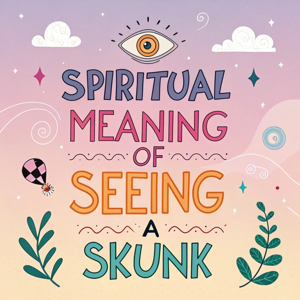 The Spiritual Meaning of Seeing a Skunk: Messages & Signs