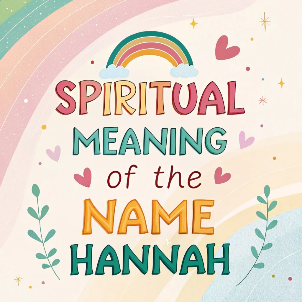 Spiritual Meaning of the Name Hannah: Faith & Divine Favor