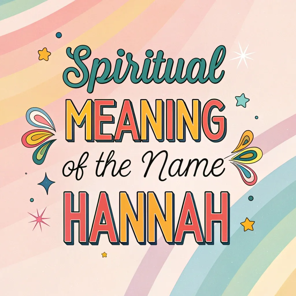 Spiritual Meaning of the Name Hannah: Faith & Divine Favor