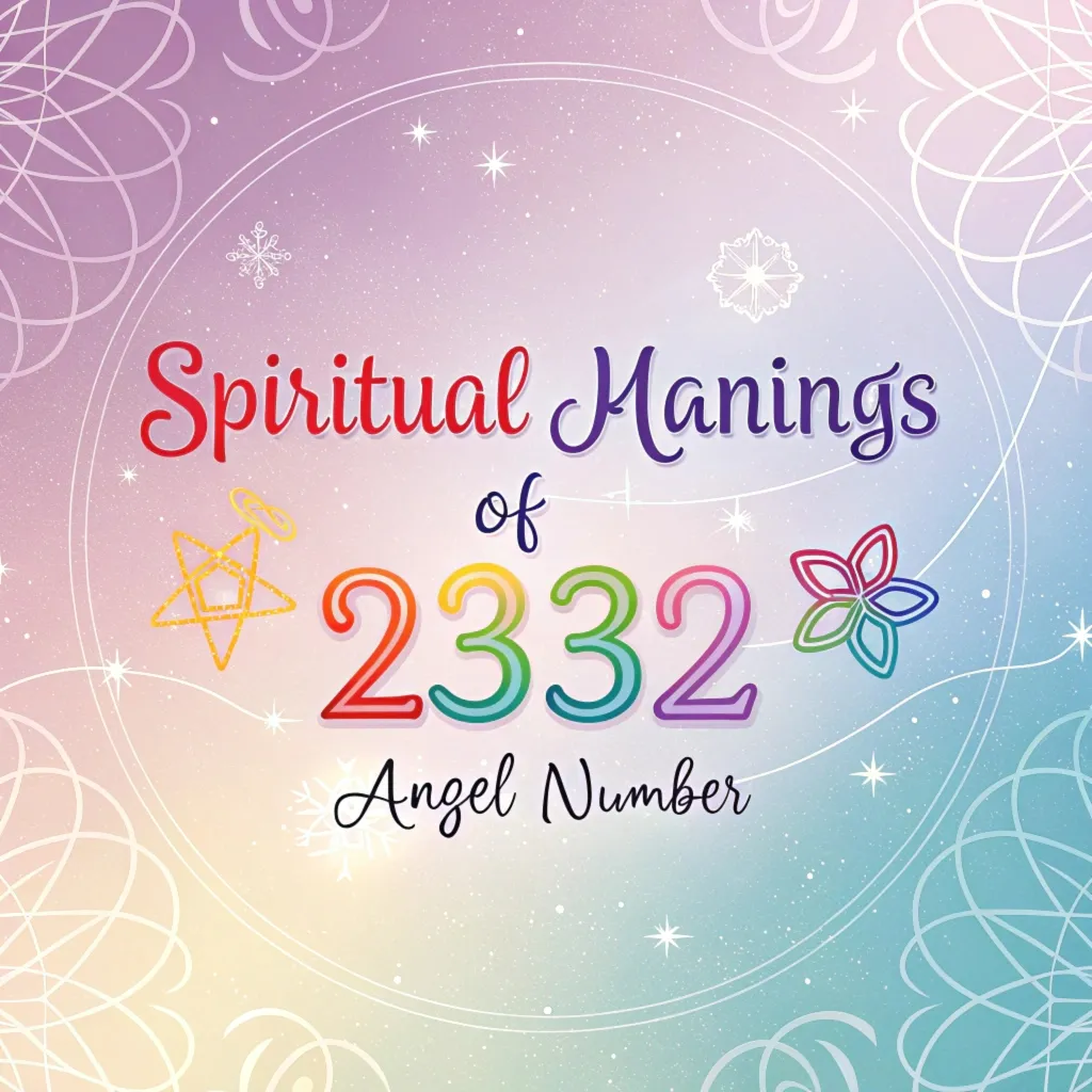 Spiritual Significance of 2332 Angel Number: Celestial Blueprint