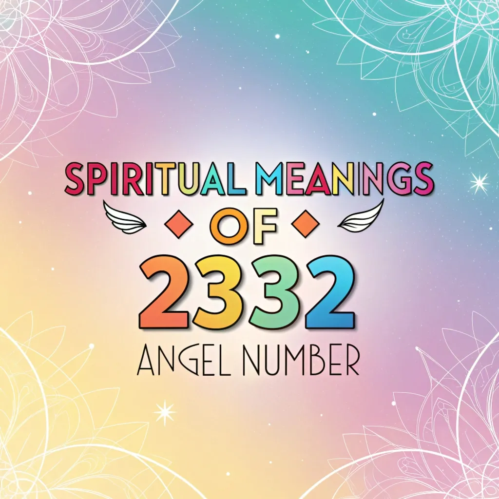 Spiritual Significance of 2332 Angel Number: Celestial Blueprint