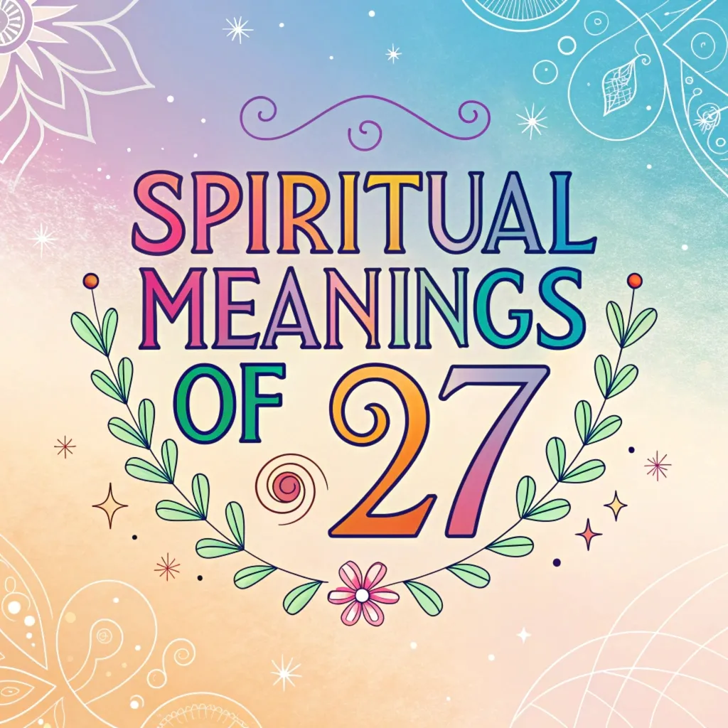 Spiritual Significance of Angel Number 27: The Divine Wisdom