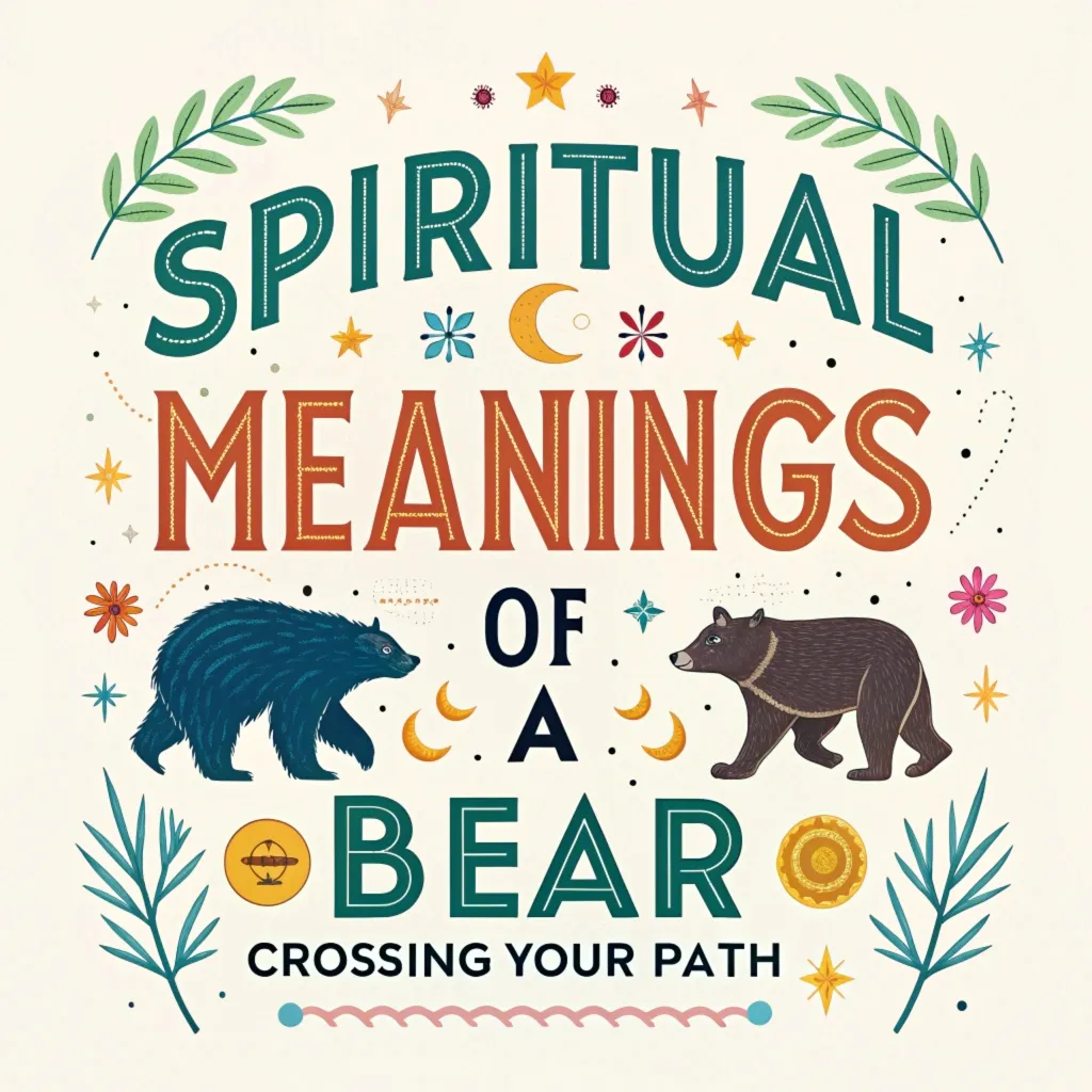 You are currently viewing Spiritual Meanings of a Bear Crossing Your Path: 12 Insights